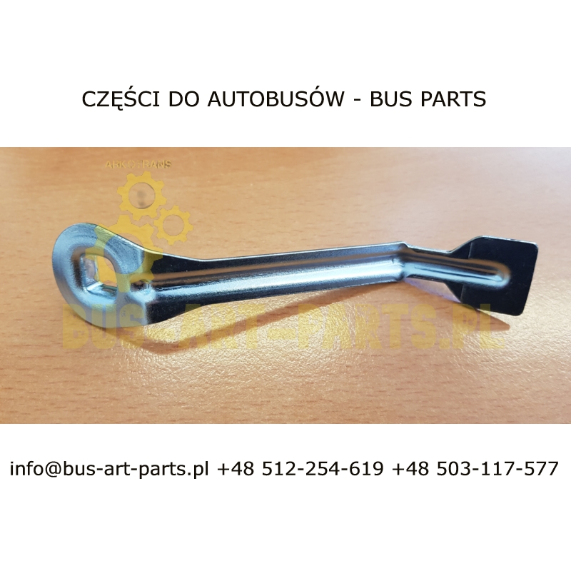 DŹWIGNIA ZWALNIANIA OPARCIA FOTELI KIEL OD STRONY PRZEJŚCIA BOVA SOLARIS VACANZA NEOPLAN L-34MMSCANIA TOURING