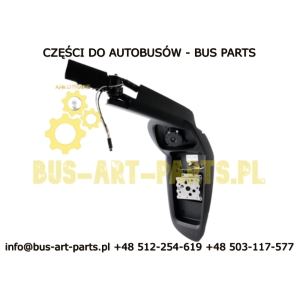 OBUDOWA LUSTERKA LEWA RAMA NOŚNA PIANKA SETRA S4..GT..HD.. BEZ OBUDÓW I SZKIEŁ