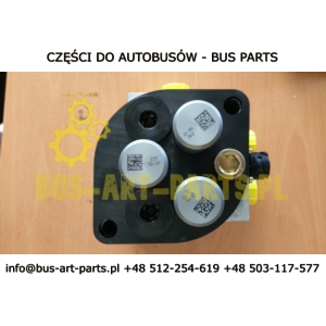 ZAWÓR STEROWANIA OSIĄ WLECZONĄ ZAWÓR PROPORCJONALNY III OSI SETRA S400 S500 S4.. S5.. MERCEDES TOURISMO EURO 4 5 6  0004606084 A
