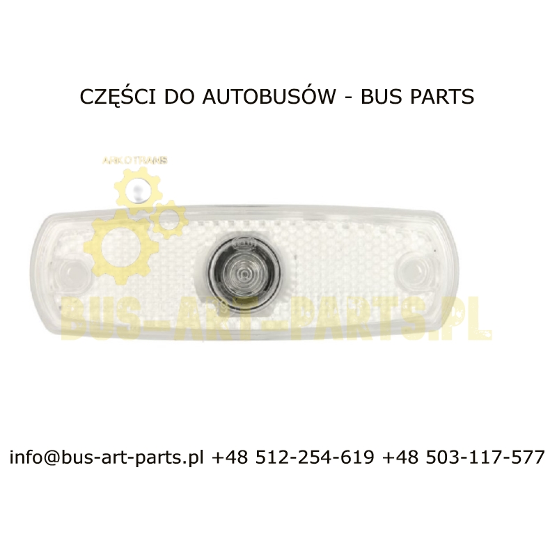 LAMPA OBRYSOWA BIAŁA BOVA NEOPLAN SCANIA IRIZAR IVECO