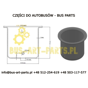 PODSTAWA PODUSZKI DELFINA SETRA S4.. S415 GT GT-HD HD HDH UL NF MERCEDES TOURISMO II TRAVEGO INTEGRO