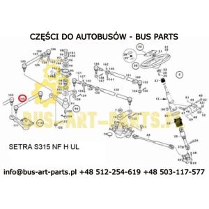 DRĄŻEK KIEROWNICZY ŚRODKOWY SETRA S3..NF