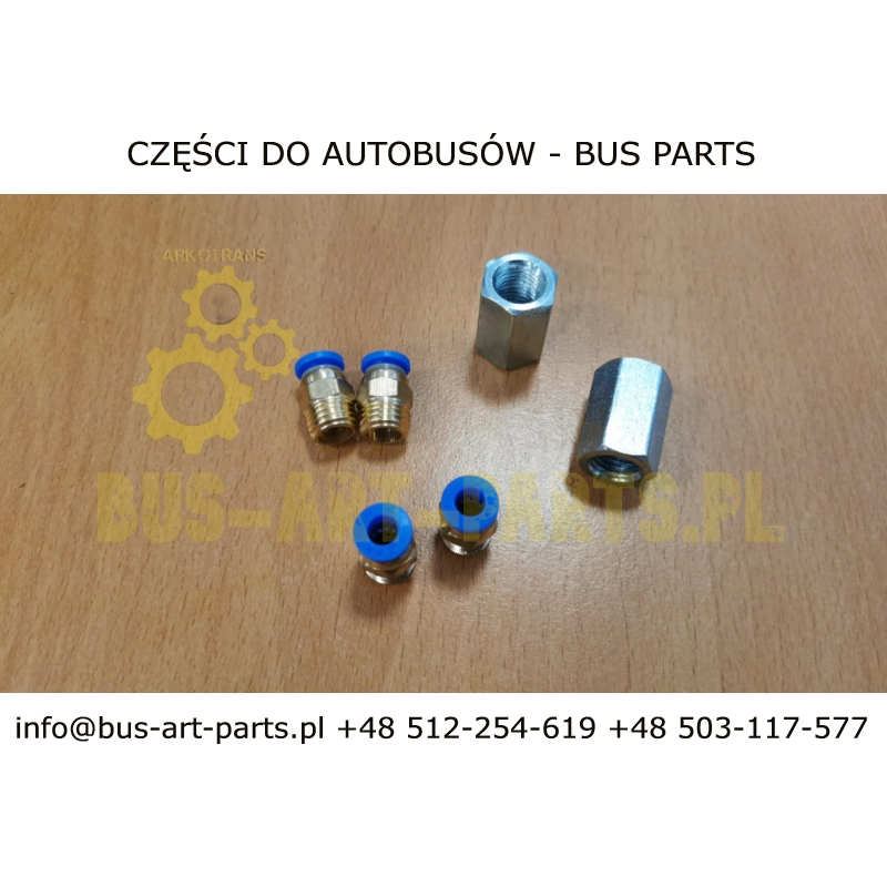 ZESTAW ZŁACZEK DO ADAPTACJI ZAWORU WABCO - KNORR  0481500101  0481500102  0481500103  0481500104  0481500105