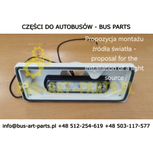 LAMPA TYŁ CZERWONA STOP LUB POZYCJA  SETRA S2.. S3.. ZAMIENNIK !!! BEZ OPRAWKI NA ŻARÓWKĘ !!!