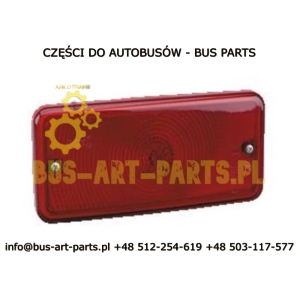 LAMPA TYŁ CZERWONA STOP LUB POZYCJA  SETRA S2.. S3.. ZAMIENNIK !!! BEZ OPRAWKI NA ŻARÓWKĘ !!!