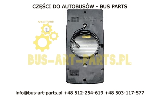 WKŁAD LUSTERKA 385X175 DUŻY BOVA NEOPLAN