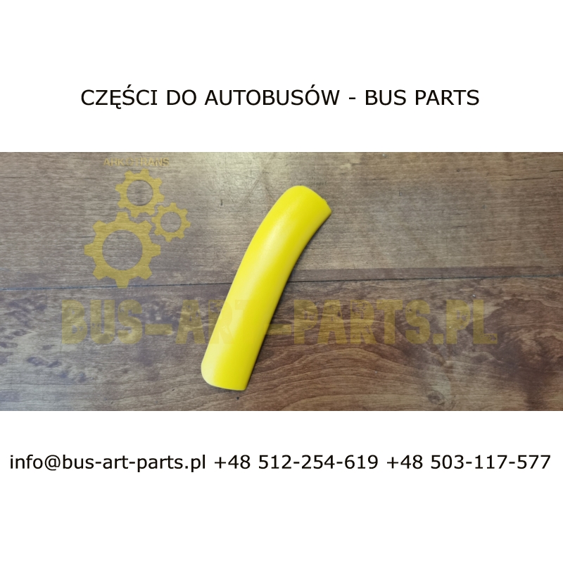 ZAŚLEPKA UCHWYTU FOTELA LEWA ŻÓLTA MERCEDES O350 TOURISMO TRAVEGO SETRA S3.. S4..
