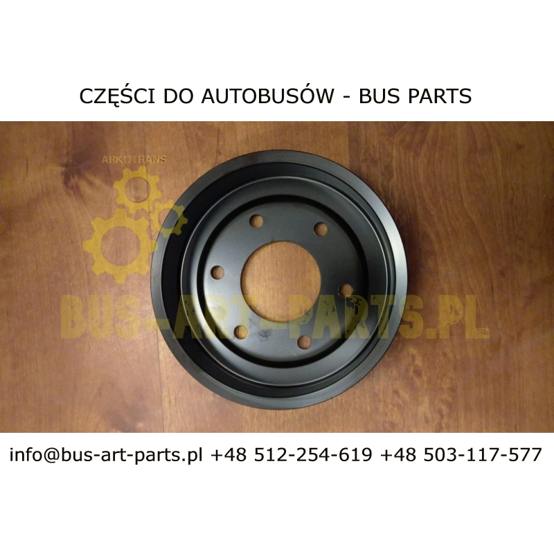 KOŁO PASOWE POMPY WODY MERCEDES SETRA 9PK FI-160 BLASZANE