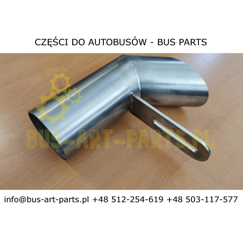 RURA WYDECHU OGRZEWANIA Q-70 KOŃCOWA WYLOT SPALIN SETRA S4.. S5.. MERCEDES TOURISMO EURO 5 EURO 6 I INNE A6328300125 6328300125