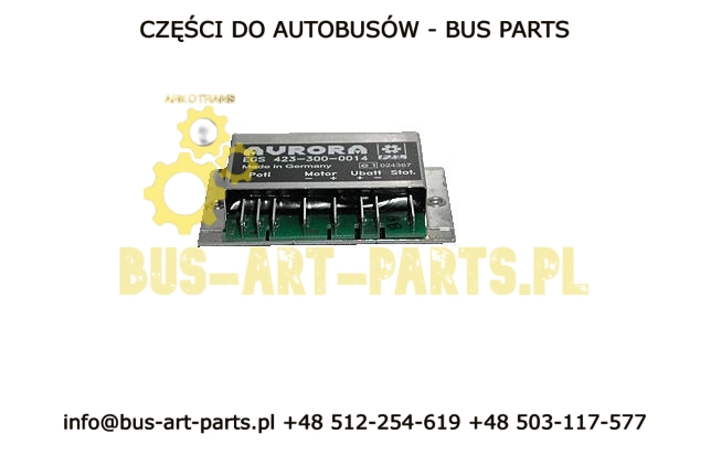 REGULATOR OBROTÓW DMUCHAWY AURORA EGS MAN NEOPLAN SOLARIS 8 PINÓW 423-300-0002 423300002423-300-0014 423300014 423-300-0003 4233