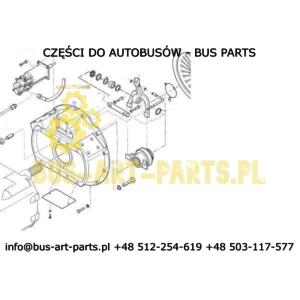ŁAPA SPRZĘGŁA SETRA S315HD S280 S215 EURO 0 EURO 1