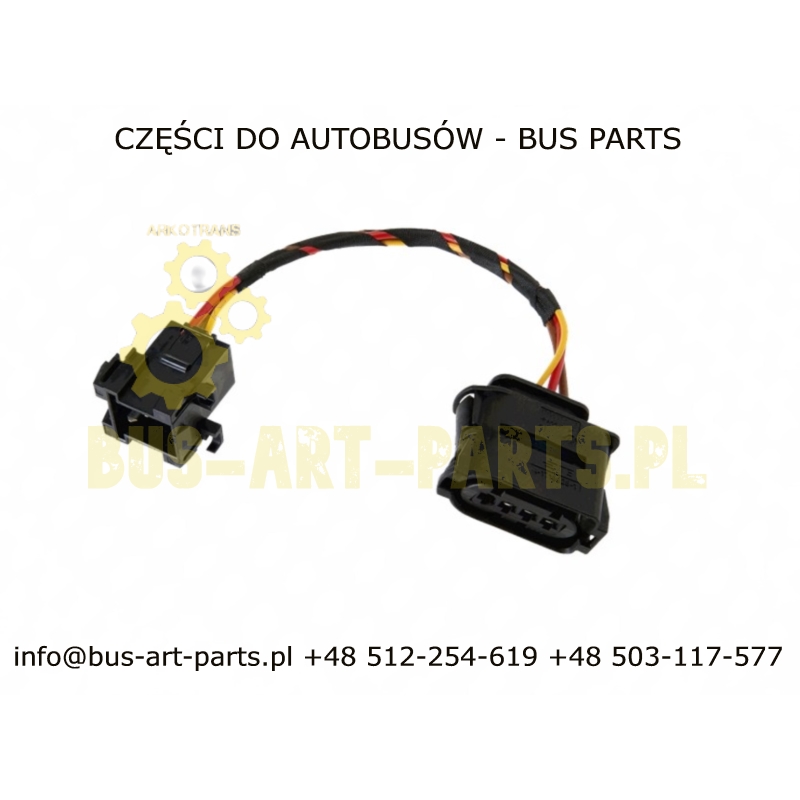 KABEL GNIAZDO WTYCZKA  SIŁOWNIKA CENTRALNEGO ZAMKA MERCEDES TRAVEGO SETRA BOVA EBM SPAL DO K3G097AP... K3G097BP..  A0045409505 0