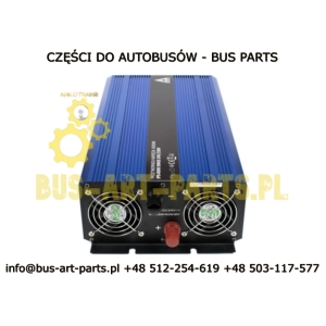 PRZETWORNICA NAPIĘCIA 6000W / 3000W 24V / 230V Typ Modyfikowana fala sinusoidalna,