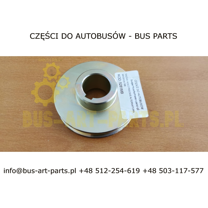 KOŁO PASOWE ALTERNATORA KLIMATYZACJI  MERCEDES TOURISMO TRAVEGO SETRA S4..