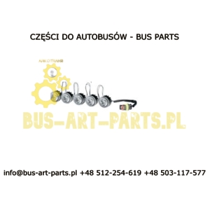 LAMPA DO JAZDY DZIENNEJ Z POZYCJĄ LED 24V BOVA VDL FUTURA - SAME OCZKA