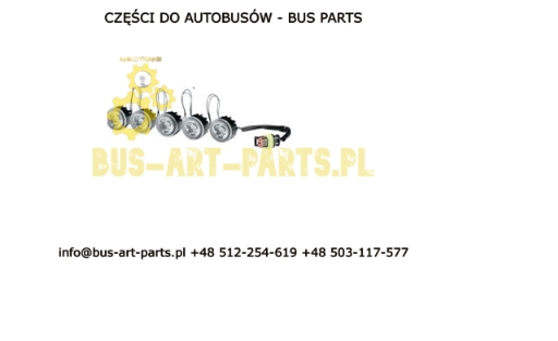 LAMPA DO JAZDY DZIENNEJ Z POZYCJĄ LED 24V BOVA VDL FUTURA - SAME OCZKA