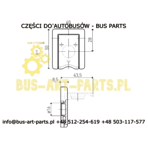 DEKIELEK ZAMKA ZAMKA KLAPY BAGAŻNIKA Z KLAPKĄ PRIMA IRIZAR SCANIA VOLVO VAN HOOL