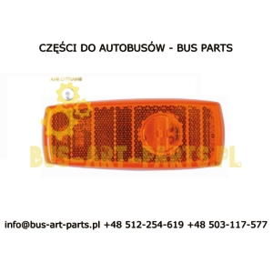 LAMPA OBRYSOWA POMARAŃCZOWA LED IRIZAR i6 i8 ZAMIENNIK