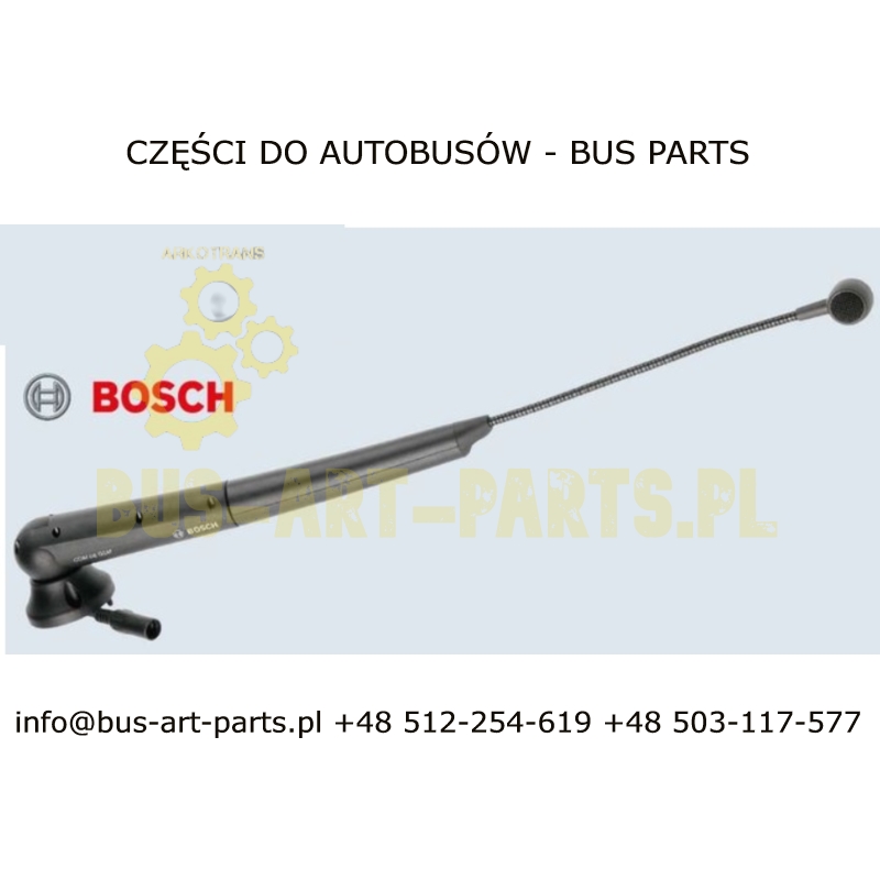 MIKROFON AUTOBUSOWY KIEROWCY PILOTA BOSCH Z FUNKCJĄ PODŁĄCZENIA DO ZESTAWU GŁOŚNOMÓWIĄCEGO