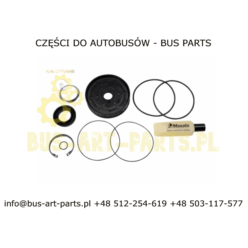ZESTAW SIŁOWNIKA OTWIERANIA KLAP SCANIA IRIZAR BODE MASATS ORGINAŁ 101154C0