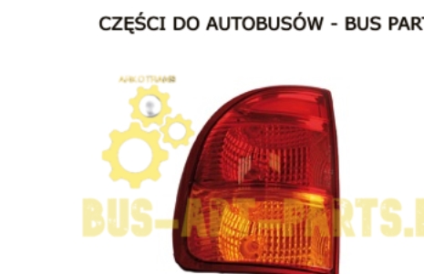 IVECO MARCOPOLO INDCAR LAMPA TYŁ GÓRNA POZYCJA KIERUNKOWSKAZ LEWA