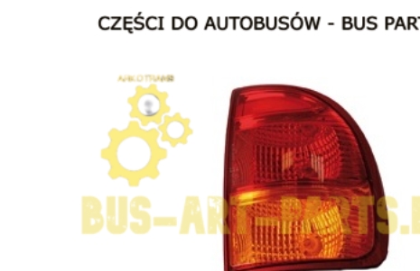 IVECO MARCOPOLO INDCAR LAMPA TYŁ GÓRNA POZYCJA KIERUNKOWSKAZ PRAWA