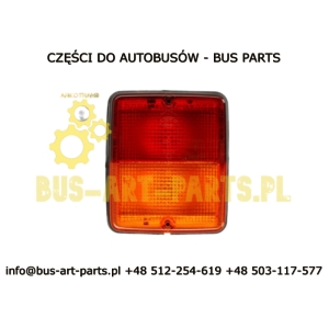 LAMPA TYŁ CZERWONA / POMARAŃCZOWA MERCEDES O405 MAN NEOPLAN BOVA