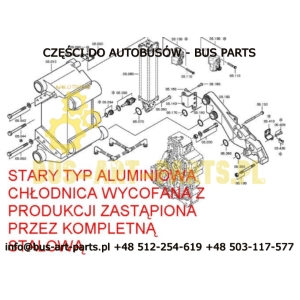CHŁODNICA INTARDERA ZF KOMPLETNA AS-TRONIC 12AS ME