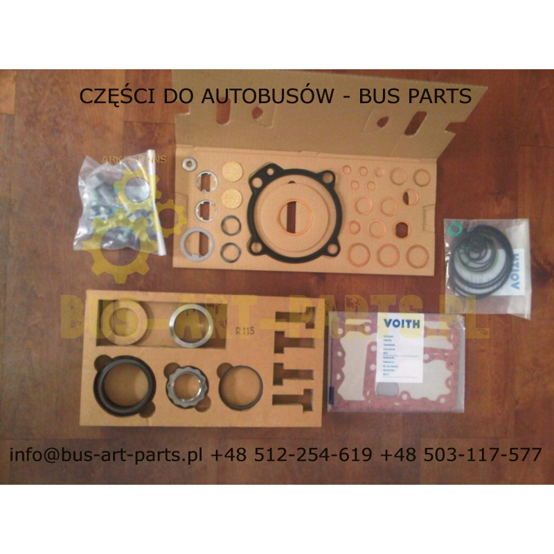ZESTAW USZCZELEK RETARDER VOITH R115E MERCEDES O350 TOURISMO TRAVEGO SETRA S4.. S3..