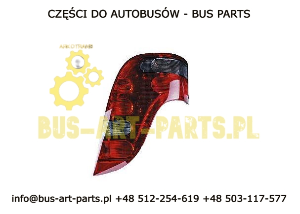 LAMPA ZESPOLONA TYŁ PRAWA SETRA S4..HD HDH
