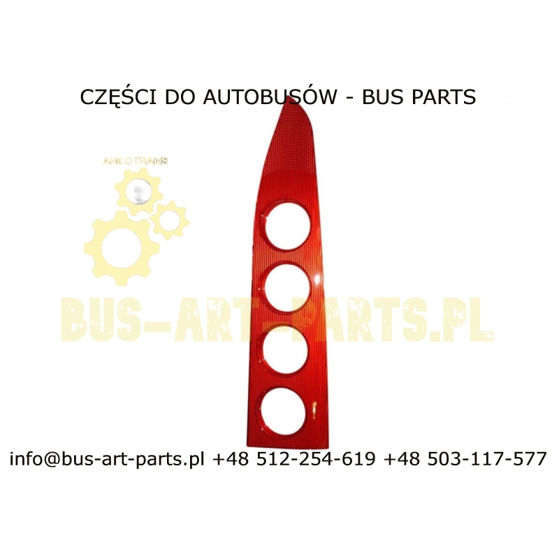 ODBLASK TYŁ PRAWY SCANIA IRIZAR NEW CENTURY 2005-