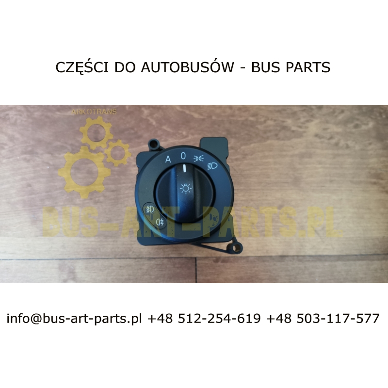 WŁĄCZNIK ŚWIATEŁ TOURISMO E4 2007- Z POZYCJĄ AUTO DLA CZUJNIKA ŚWIATEŁ 9435451904 A9435451904