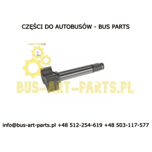 WAŁEK ROZPIERACZA HAMULCA LEWY SETRA S2.. S210 S215 S216  S3.. S315 S317 GT / GT-HD UL MERCEDES INTEGRO L-281mm 19 zębów