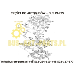 PODUSZKA FOTELA RECARO SETRA MERCEDES 1C30 1C30-140 334479