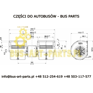 DMUCHAWA MERCEDES MAN 008B4502 83779306509