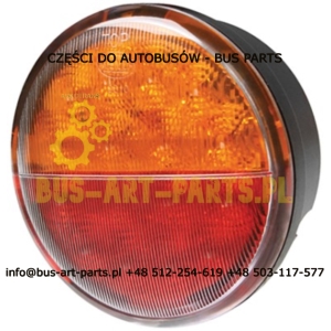 LAMPA TYŁ GÓRNA POZYCJA KIERUNKOWSKAZ  VDL FHD2 BOVA FUTURA EURO 3 4 5 6 Q-80MM LED
