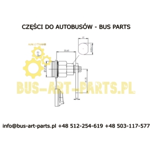 ZAMEK KLAPY 90' MAN MAN NEOPLAN SCANIA IRIZAR BOVA VDL ZAMIENNIK