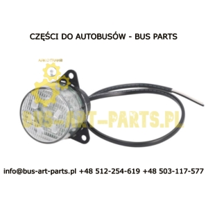 LAMPA KIERUNKOWSKAZU BIAŁA MODUŁOWA LED VDL FUTURA II PRZÓD 24V 6 LEDÓW