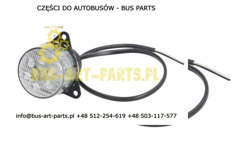 LAMPA KIERUNKOWSKAZU BIAŁA MODUŁOWA LED VDL FUTURA II PRZÓD 24V 6 LEDÓW