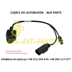 KAMERA COFANIA SETRA MERCEDES S4.. TRAVEGO TOURISMO 64299030A STARY TYP 3-PIN + SYGNAŁOWY ZIELONY / NOWY TYP 2-PINY + SYGNAŁOWY