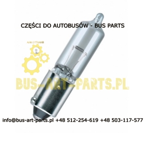 ŻARÓWKA H21W 24V 21W  MAN LION R02 R07 R08 EURO 4 5 TOURISMO 2016- E6 POZYCYJNA DO JAZDY DZIENNEJ PRZÓD REFLEKTORZE