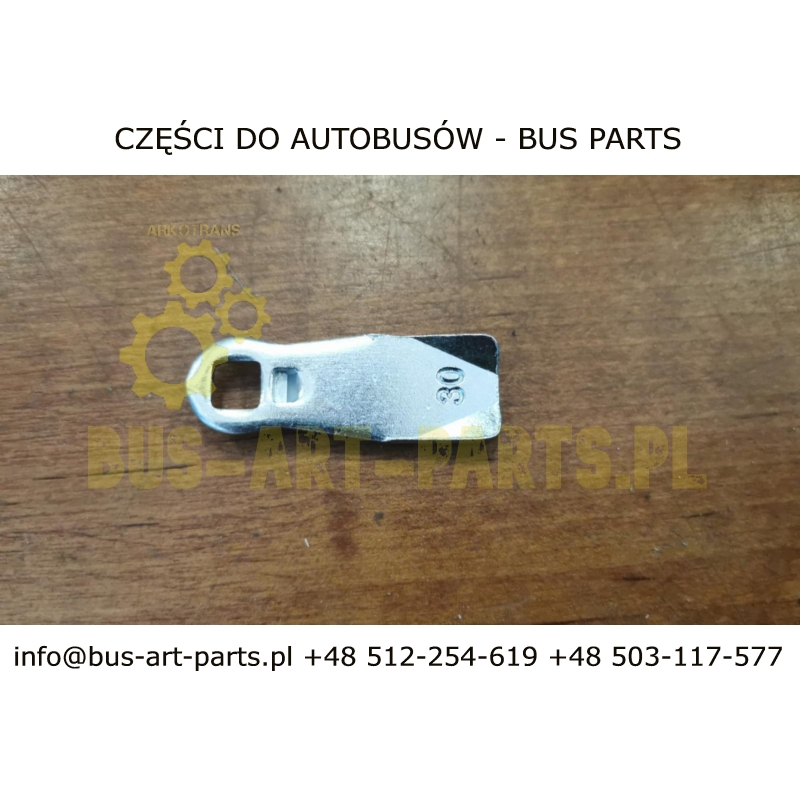 LIZACZEK JEZYCZEK ZAMKA OTWÓR 8X8 ODSADZENIE 0mm L-45mm