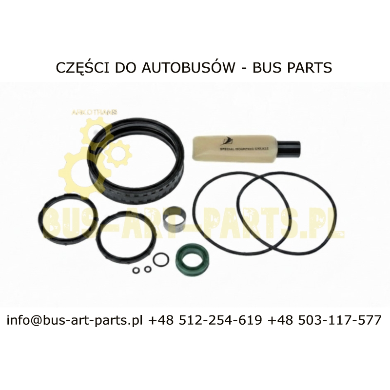 ZESTAW NAPRAWCZY SIŁOWNIKA DRZWI WABCO BODE Q-100/84 H-21/20 ROWEK 8mm