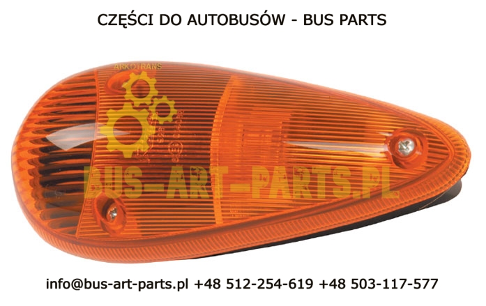 LAMPA KIERUNKOWSKAZU BOCZNA  POMARAŃCZOWA IVECO MAGO 2 WING RINDER