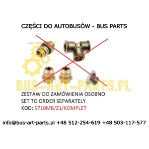 ZABEZPIECZAJĄCY ZAWÓR PODNOSZENIA OPUSZCZANIA III OSI 2/2 MERCEDES SETRA 3 PRZEWODY ZAMIENNIK A0003202058 0003202058 8285216000