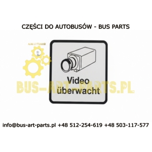 NAKLEJKA POJAZD MONITOROWANY