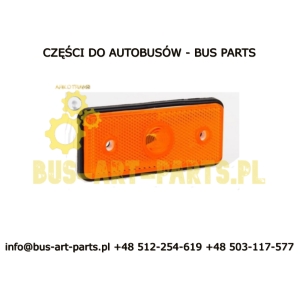 LAMPA OBRYSOWA POMARAŃCZOWA  SETRA S3.. S4..MERCEDES TRAVEGO