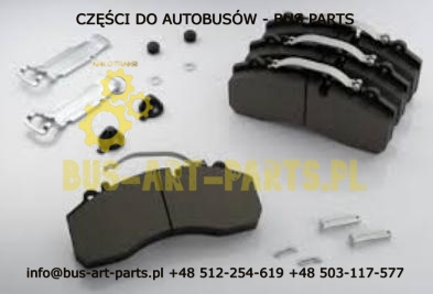 KLOCKI HAMULCOWE BOVA NEOPLAN MERCEDES TRAVEGO SETRA S4.. ORGINAŁ KNORR