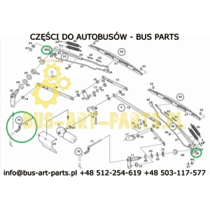 PRZEWÓD SPRYSKIWACZA SETRA S3..HD HDH S4.. HD HDH GT GT-HD UL NF S5.. HD HDH MERCEDES TRAVEGO TOURISMO EURO 4 EURO 5  S315HD HDH