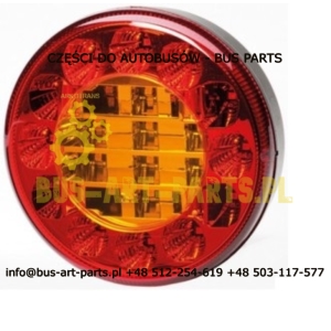 LAMPA TYŁ Q-120mm POZYCJA STOP KIERUNKOWSKAZ BOVA 2002- LED
